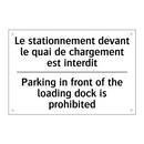 Le stationnement devant le quai  /.../ - Parking in front of the loading  /.../