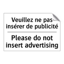 Veuillez ne pas insérer de publicité /.../ - Please do not insert advertising /.../