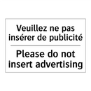 Veuillez ne pas insérer de publicité /.../ - Please do not insert advertising /.../