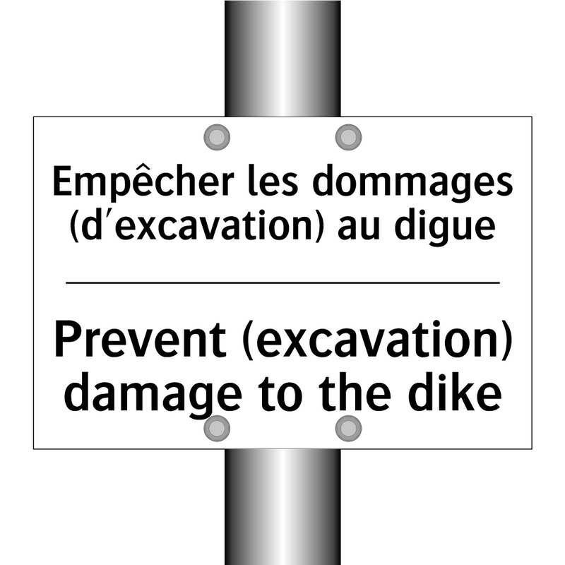 Empêcher les dommages (d'excavation)  /.../ - Prevent (excavation) damage to  /.../