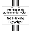 Interdiction de stationner des  /.../ - No Parking Bicycles!