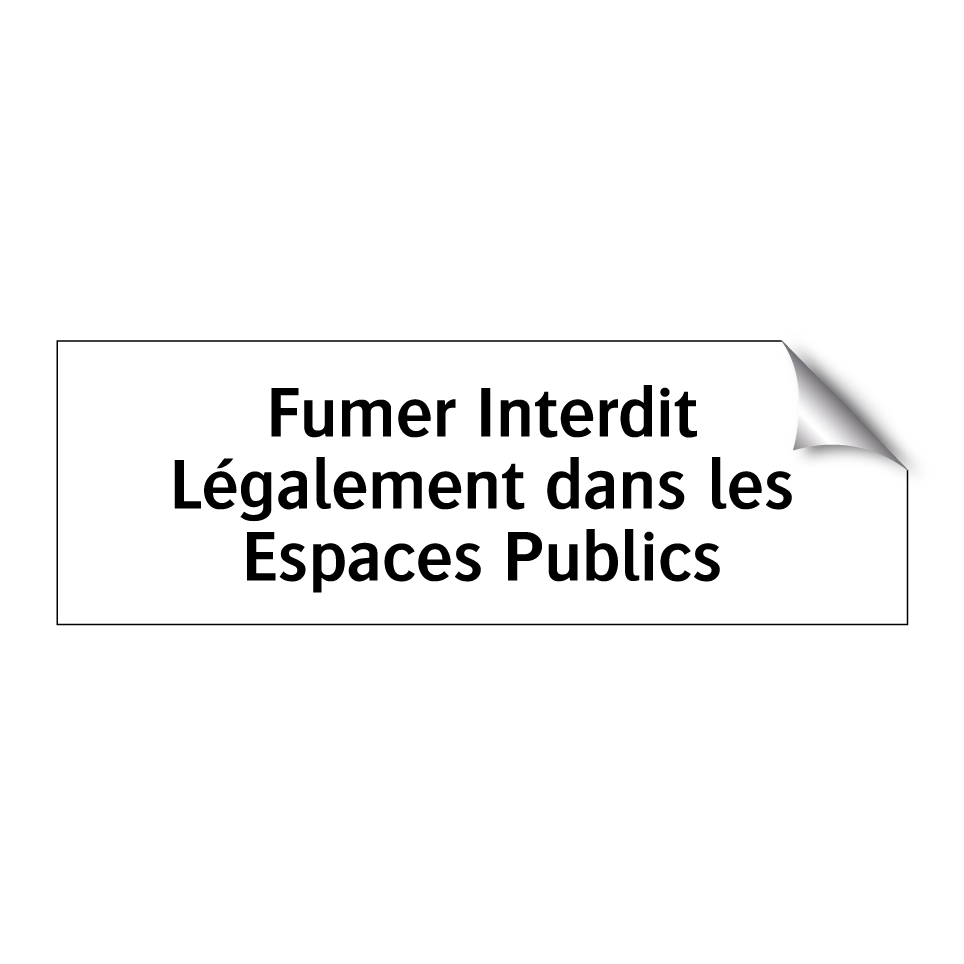Fumer Interdit Légalement dans les Espaces Publics