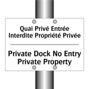 Quai Privé Entrée Interdite Propriété  /.../ - Private Dock No Entry Private  /.../