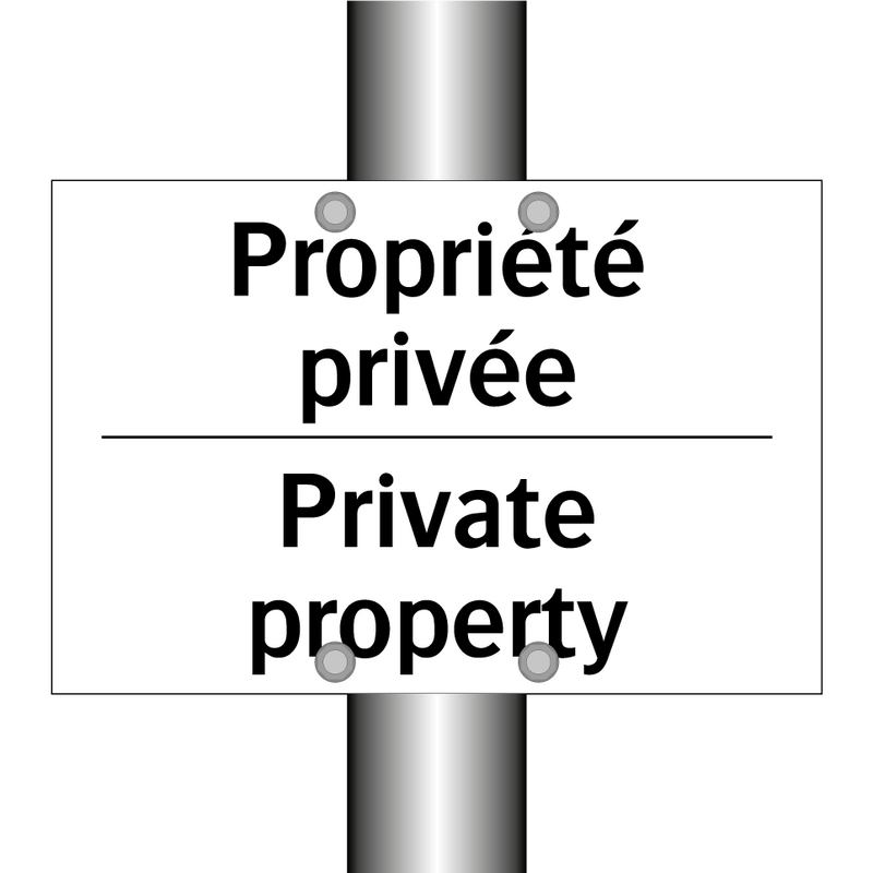 Propriété privée - Private property