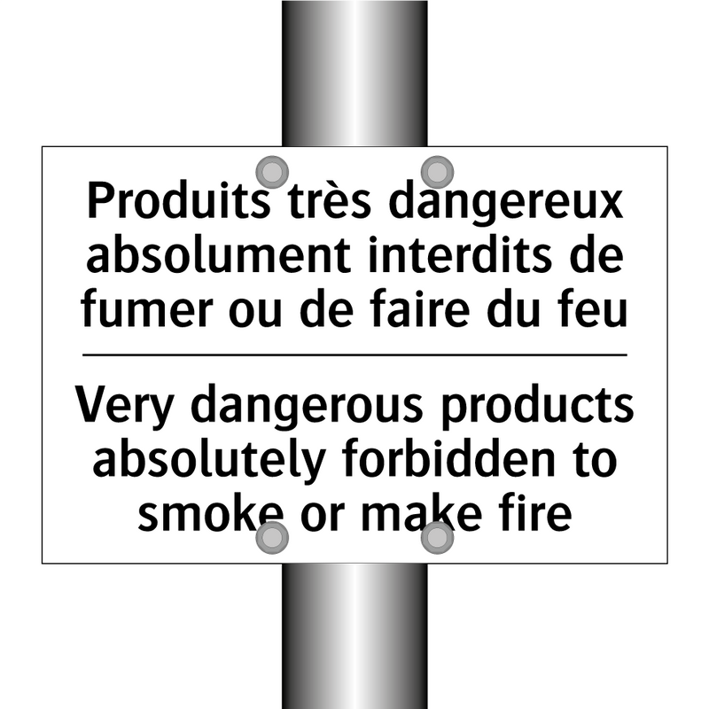 Produits très dangereux absolument  /.../ - Very dangerous products absolutely  /.../