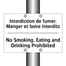 Interdiction de fumer. Manger  /.../ - No Smoking. Eating and Drinking  /.../