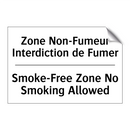 Zone Non-Fumeur Interdiction de  /.../ - Smoke-Free Zone No Smoking Allowed /.../