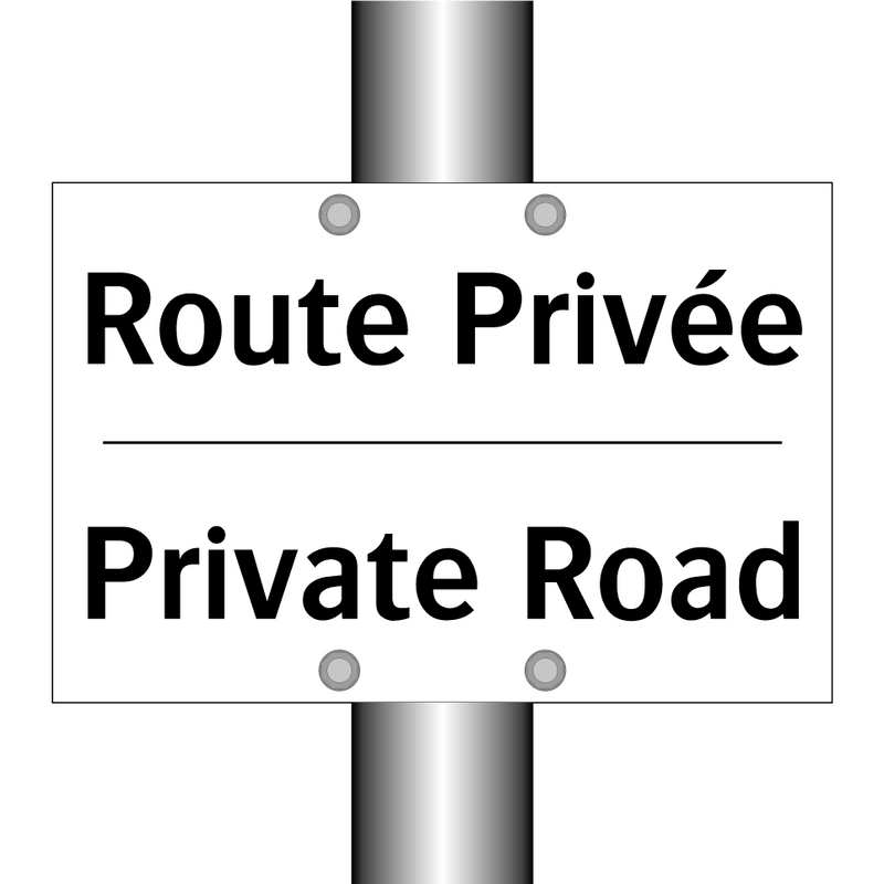 Route Privée - Private Road
