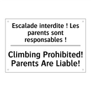 Escalade interdite ! Les parents  /.../ - Climbing Prohibited! Parents Are  /.../