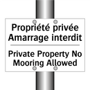 Propriété privée Amarrage interdit /.../ - Private Property No Mooring Allowed /.../