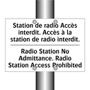 Station de radio Accès interdit.  /.../ - Radio Station No Admittance. Radio  /.../