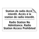 Station de radio Accès interdit.  /.../ - Radio Station No Admittance. Radio  /.../