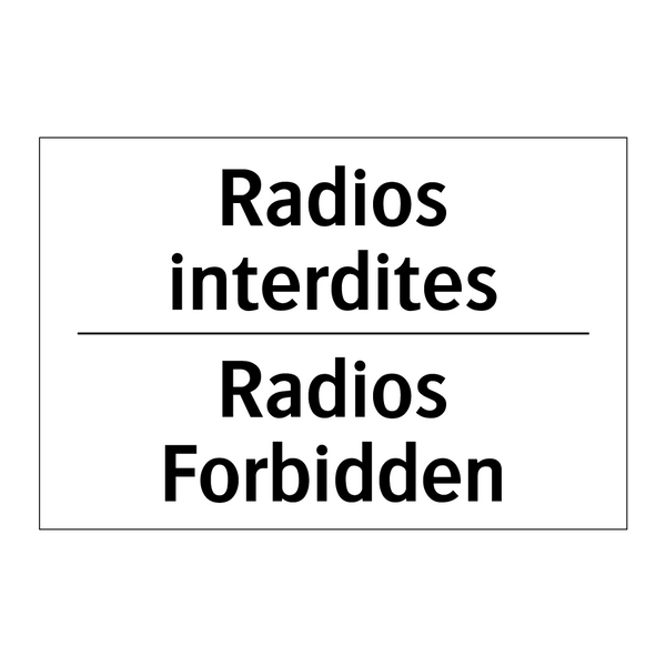 Radios interdites - Radios Forbidden