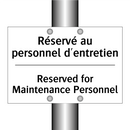 Réservé au personnel d'entretien /.../ - Reserved for Maintenance Personnel /.../