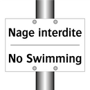 Nage interdite - No Swimming