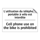 L'utilisation du téléphone portable  /.../ - Cell phone use on the bike is  /.../