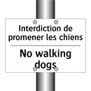 Interdiction de promener les chiens /.../ - No walking dogs
