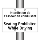 Interdiction de s'asseoir en conduisant /.../ - Seating Prohibited While Driving /.../