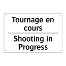 Tournage en cours - Shooting in Progress