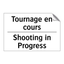 Tournage en cours - Shooting in Progress