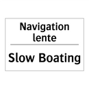 Navigation lente - Slow Boating