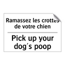 Ramassez les crottes de votre  /.../ - Pick up your dog's poop