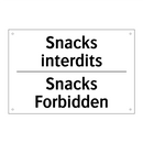 Snacks interdits - Snacks Forbidden