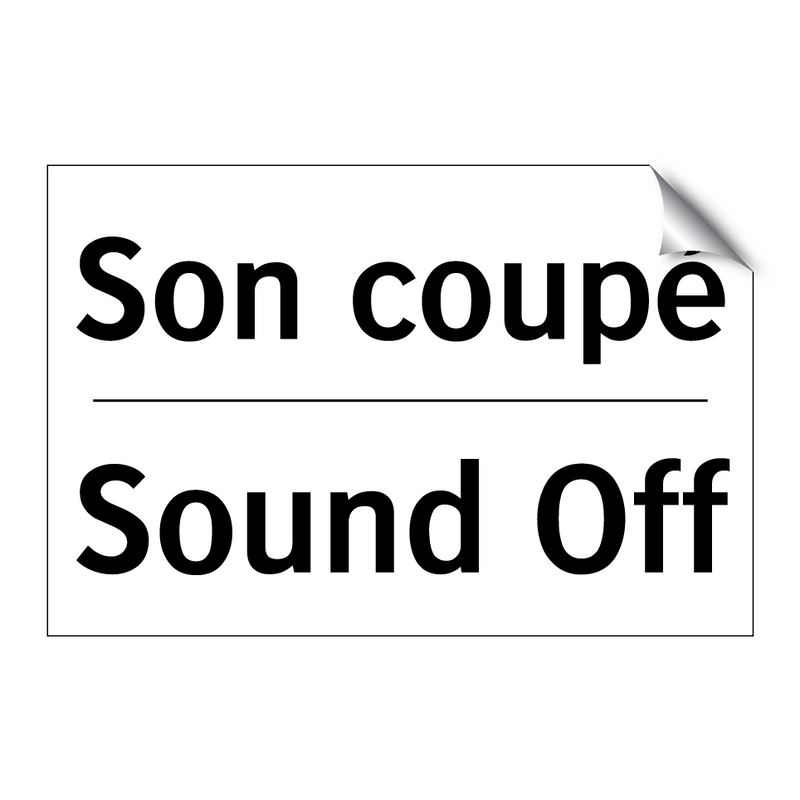 Son coupé - Sound Off