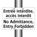 Entrée interdite, accès interdit /.../ - No Admittance, Entry Forbidden