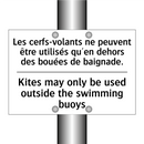 Les cerfs-volants ne peuvent être  /.../ - Kites may only be used outside  /.../