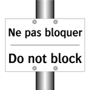 Ne pas bloquer - Do not block