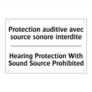 Protection auditive avec source  /.../ - Hearing Protection With Sound  /.../