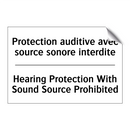 Protection auditive avec source  /.../ - Hearing Protection With Sound  /.../