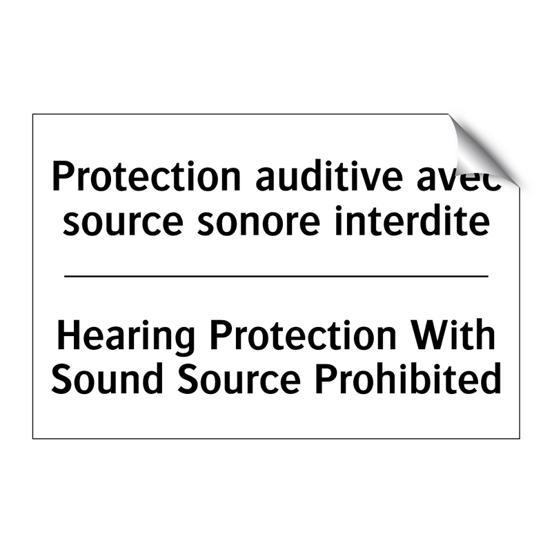 Protection auditive avec source  /.../ - Hearing Protection With Sound  /.../