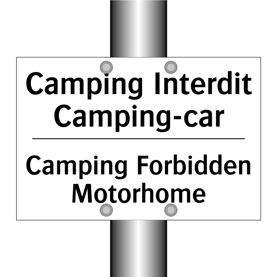 Camping Interdit Camping-car - Camping Forbidden Motorhome