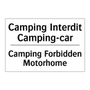 Camping Interdit Camping-car - Camping Forbidden Motorhome