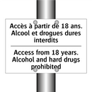 Accès à partir de 18 ans. Alcool  /.../ - Access from 18 years. Alcohol  /.../