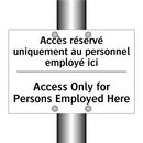 Accès réservé uniquement au personnel  /.../ - Access Only for Persons Employed  /.../