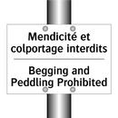 Mendicité et colportage interdits /.../ - Begging and Peddling Prohibited /.../