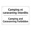 Camping et caravaning interdits /.../ - Camping and Caravanning Forbidden /.../