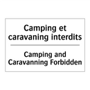 Camping et caravaning interdits /.../ - Camping and Caravanning Forbidden /.../