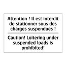 Attention ! Il est interdit de  /.../ - Caution! Loitering under suspended  /.../