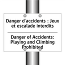Danger d'accidents : Jeux et escalade  /.../ - Danger of Accidents: Playing and  /.../