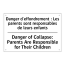 Danger d'effondrement : Les parents  /.../ - Danger of Collapse: Parents Are  /.../