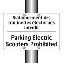 Stationnement des trottinettes  /.../ - Parking Electric Scooters Prohibited /.../