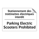 Stationnement des trottinettes  /.../ - Parking Electric Scooters Prohibited /.../