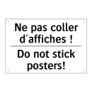 Ne pas coller d'affiches ! - Do not stick posters!