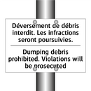 Déversement de débris interdit.  /.../ - Dumping debris prohibited. Violations  /.../