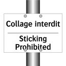 Collage interdit - Sticking Prohibited