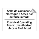Salle de commande électrique :  /.../ - Electrical Operating Room: Unauthorized  /.../